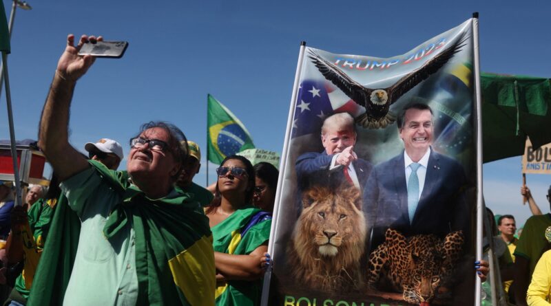 Rallies held in Brazil in support of embattled Bolsonaro facing legal peril