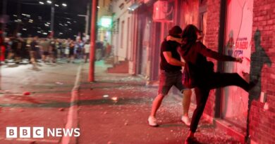 Serbia ruling party offices set on fire in fifth night of protests