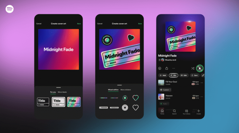 Spotify's latest feature lets you add your own transitions to playlists | TechCrunch