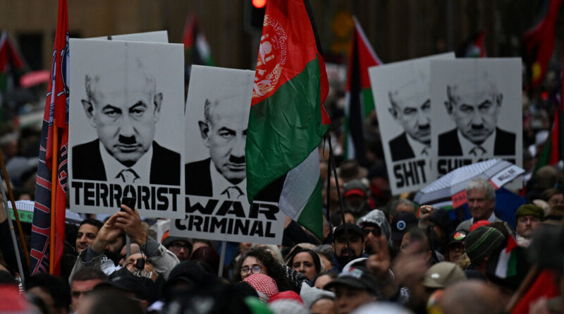 Tens of thousands join pro-Palestinian march over Sydney Harbour Bridge