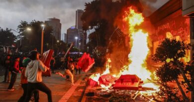 Three killed in fire at Indonesian government building blamed on protesters