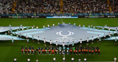 UEFA unfurls Gaza-related plea banner after Palestinian tribute fallout