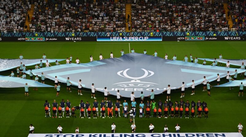 UEFA unfurls Gaza-related plea banner after Palestinian tribute fallout