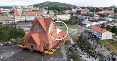 Video: Church Is Wheeled Away in Sweden as Mining Disrupts the Ground