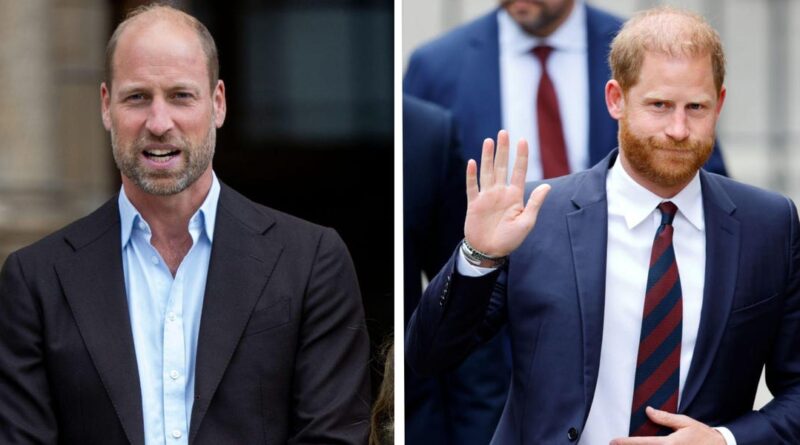 As Prince William and Prince Harry pay their respects to Queen Elizabeth, distance remains between them