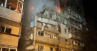 Baby among two killed in Russian drone attack on Kyiv, officials say