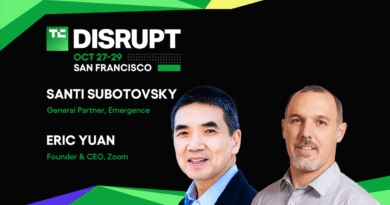 TechCrunch Disrupt 2025 Eric Yuan Santi Subotovsky
