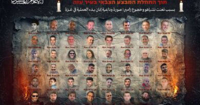 Hamas posts ‘farewell picture’ of 48 captives as Israel destroys Gaza City