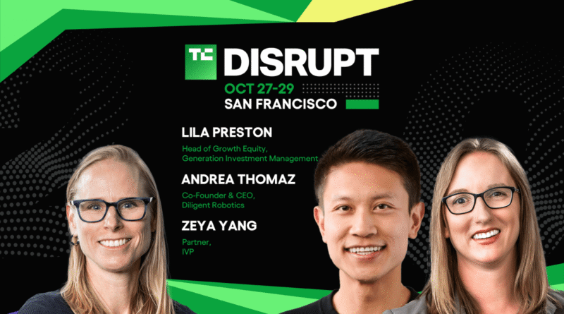 TechCrunch Disrupt 2025 Andrea Thomaz, Lila Preston, Zeya Yang