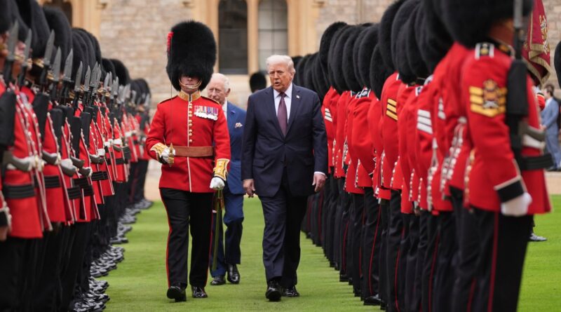 King Charles greets Trump with royal pageantry in UK’s Windsor Castle