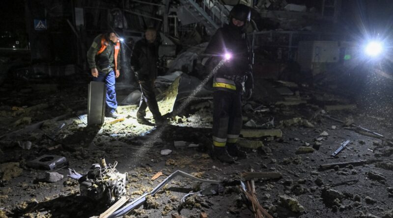 Major Russian drone, missile attack hits Ukraine’s Kyiv, causing casualties
