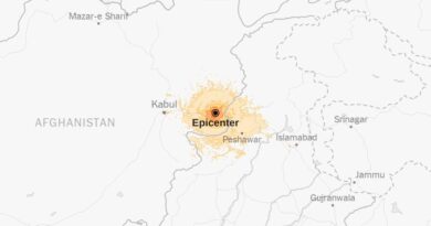 Map: 6.0-Magnitude Earthquake Strikes Afghanistan