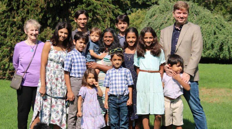 My mom lives with me, my husband, and our 10 kids. My family loves multigenerational living.