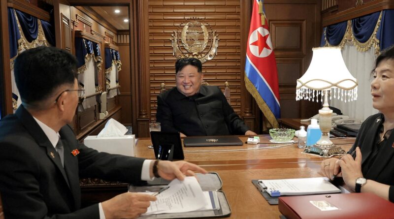 North Korea’s Kim Jong Un crossed into China via train, state media say