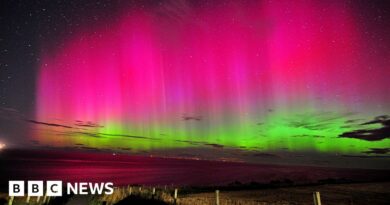 Northern Lights: UK could see aurora for another night on Tuesday