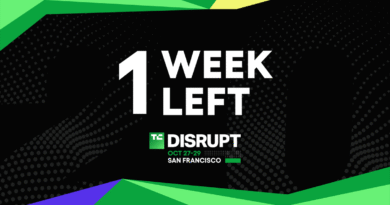 TechCrunch Disrupt 2025 1 week