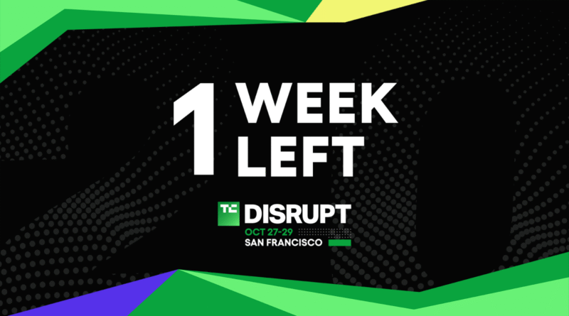 TechCrunch Disrupt 2025 1 week