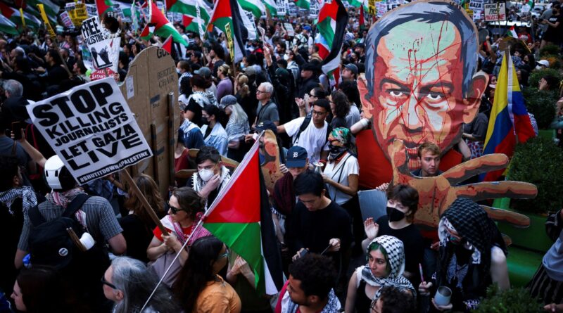 Protests, calls for sanctions greet Netanyahu at UN amid Gaza horrors