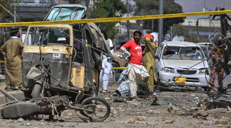 Suicide blast near paramilitary headquarters in Pakistan’s Quetta kills 10