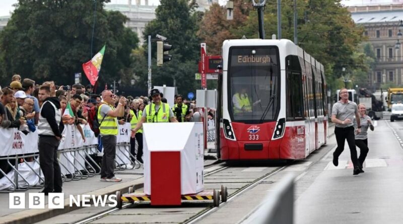 Tram driver world championship sees bowling and curling among challenges