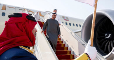 UAE president's Gulf tour seeks coordination after Israeli attack in Doha, adviser says