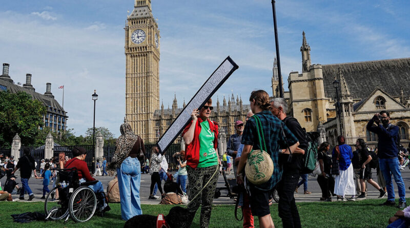 UK police arrest dozens at latest protest for banned Palestine Action