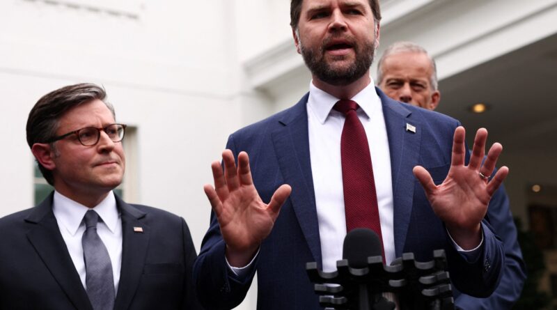 VP Vance blames Democrats for looming US government shutdown