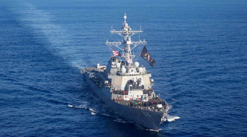 A US warship just joined up with NATO's new mission to blunt undersea sabotage for the first time