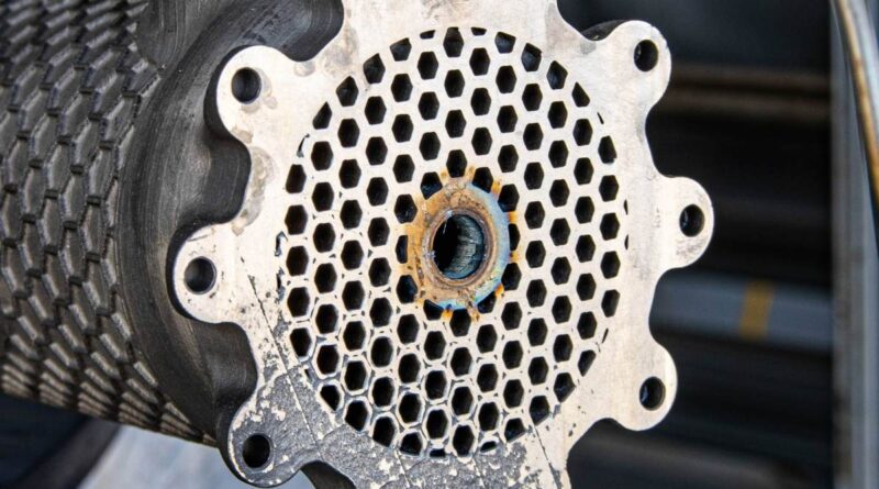 A close-up of Arbor's pilot power plant.