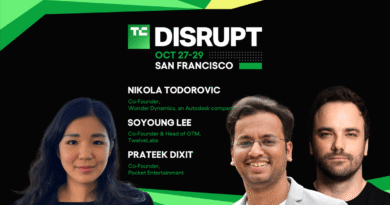 TechCrunch Disrupt 2025 Nikola Todorovic, Soyoung Lee, Prateek Dixit