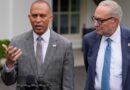 During a White House meeting, Hakeem Jeffries spotted a 'Trump 2028' hat and asked JD Vance 'Hey, bro, you got a problem with this?' | Fortune