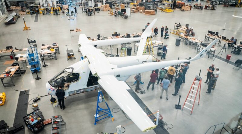Beta Technologies plane under construction