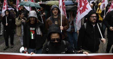 Greece labour law protests bring public transport to a halt
