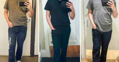 I tried on jeans at Old Navy, Banana Republic, and Gap. My favorite pair was incredibly comfortable.