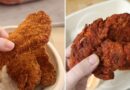 I tried spicy chicken tenders from Dave's Hot Chicken and Chicken Guy. The biggest ones impressed me the most.