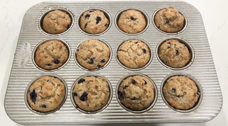 I was sick of my usual breakfast options, so I made Ina Garten's blueberry muffins. The whole family loved this simple recipe.