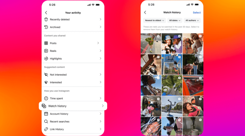 Instagram's latest feature lets you go back see your watched Reels | TechCrunch