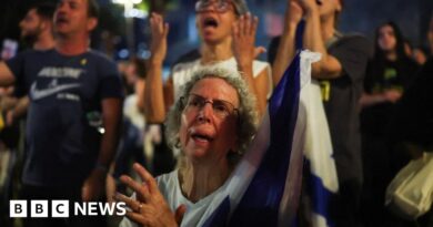 Israelis praise Trump at rally ahead of hostage release by Hamas in Gaza