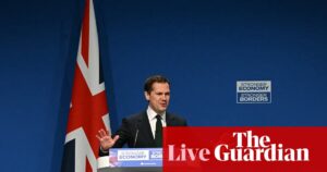 Jenrick addresses Tory conference after being accused of racism over ‘no white faces’ comments about Birmingham – UK politics live