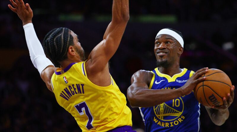 Jimmy Butler, Warriors down LeBron James-less Lakers in NBA opener