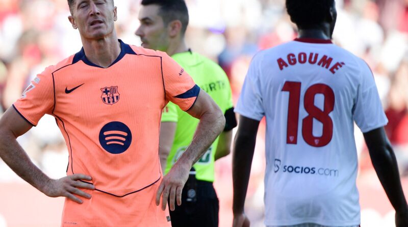 La Liga champions Barcelona stunned 4-1 by Sevilla, miss chance to go top