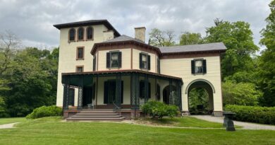 Look inside a 45-room, 14,000-square-foot historic mansion once owned by the inventor of Morse code