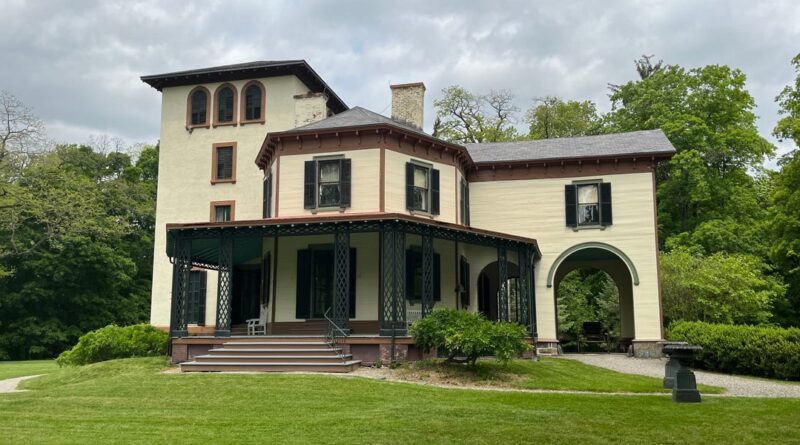 Look inside a 45-room, 14,000-square-foot historic mansion once owned by the inventor of Morse code