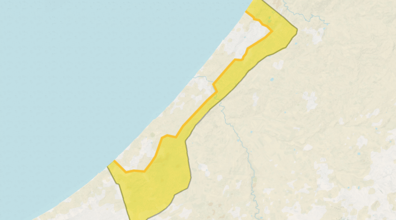 Map of Gaza shows how Israeli forces will withdraw under ceasefire deal