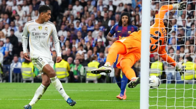 Mbappe, Bellingham score as Real Madrid edge Barcelona in fiery El Clasico