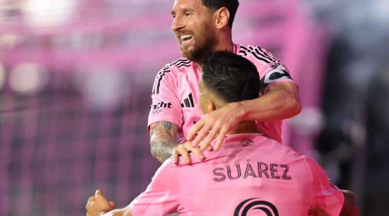 Messi double fires Inter Miami in MLS Cup playoff lead against Nashville SC