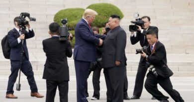REUTERS PICTURES 40th ANNIVERSARY COLLECTION:  U.S. President Donald Trump meets with North Korean leader Kim Jong Un at the demilitarized zone separating the two Koreas, in Panmunjom, South Korea, June 30, 2019. REUTERS/Kevin Lamarque SEARCH "REUTERS PICTURES 40th ANNIVERSARY COLLECTION" FOR THIS PACKAGE