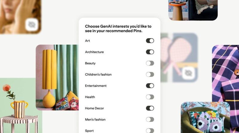 Pinterest adds controls to let you limit the amount of 'AI slop' in your feed | TechCrunch