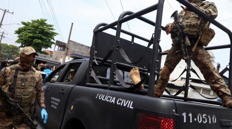 Police operation in Rio de Janeiro favelas leaves dozens dead