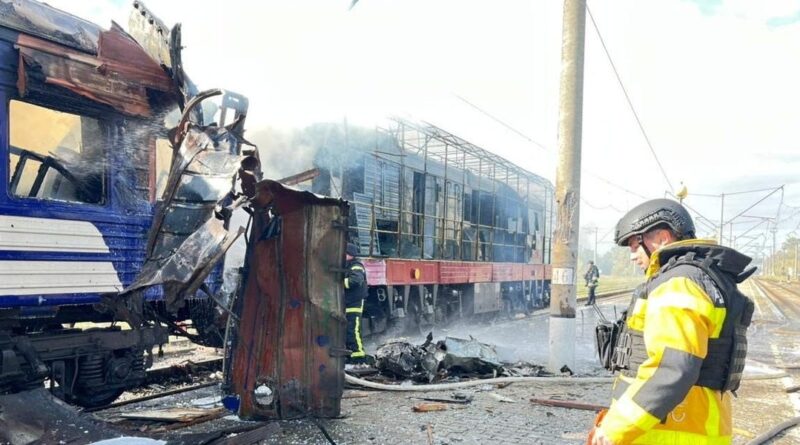 Russia is unleashing a new surge of exploding drone attacks on Ukraine's rail network